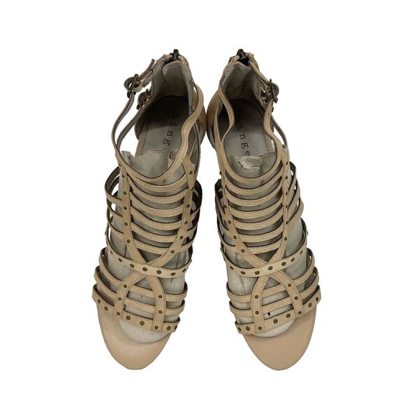 Hinge - Women's Sz 10(M) Beige/Blush Nubuck - Leather - HGNOLAN-LEA - New w/Box! - Picture 5 of 12